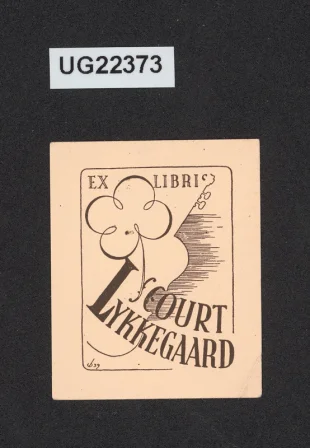 Ex libris Court Lykkegaard