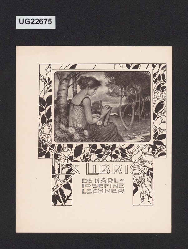 Ex libris Dr. Karl u. Josefine Lechner