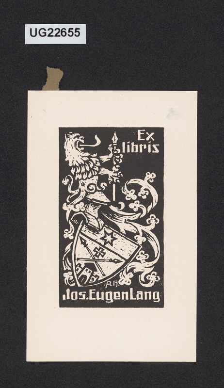 Ex libris Jos. Eugen Lang