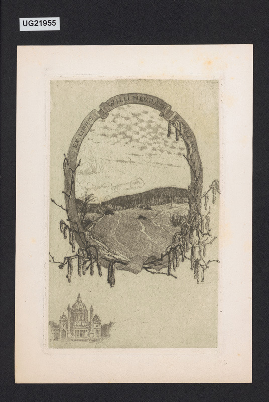 Exlibris Willi Neurath 14 März 1915