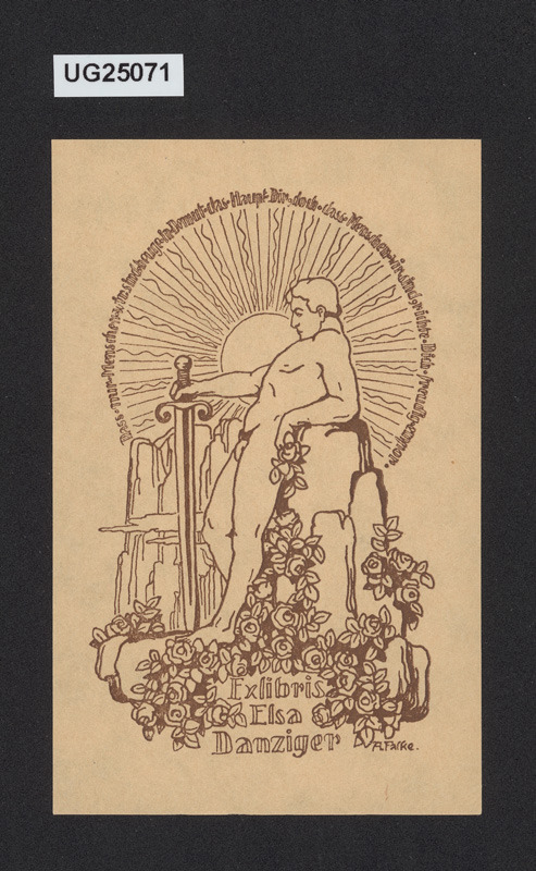 Ex libris Elza Dauziger