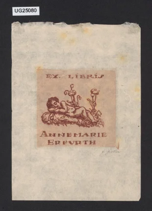 Ex libris Annemarie Erfurth
