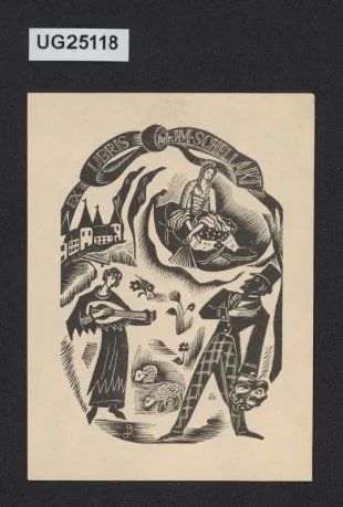Ex libris A. J. J. M. Schellart