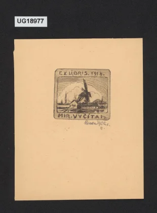 Exlibris Mir. Vyčítal