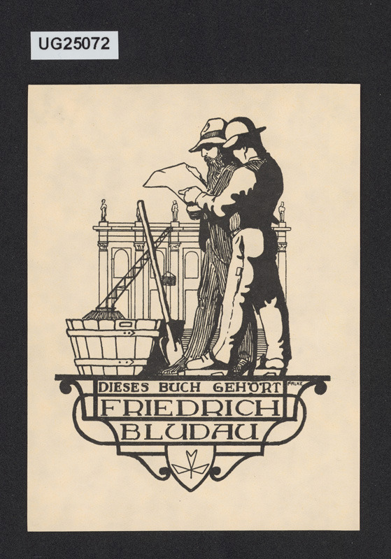 Dieses Buch gehört Friedrich Bludau