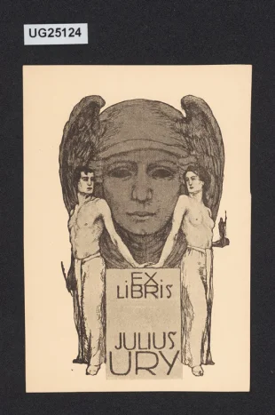 Ex libris Julius Ury