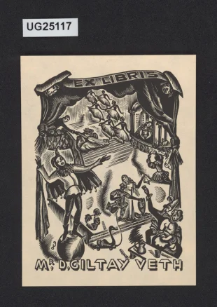 Ex libris Mr. D. Giltay Veth