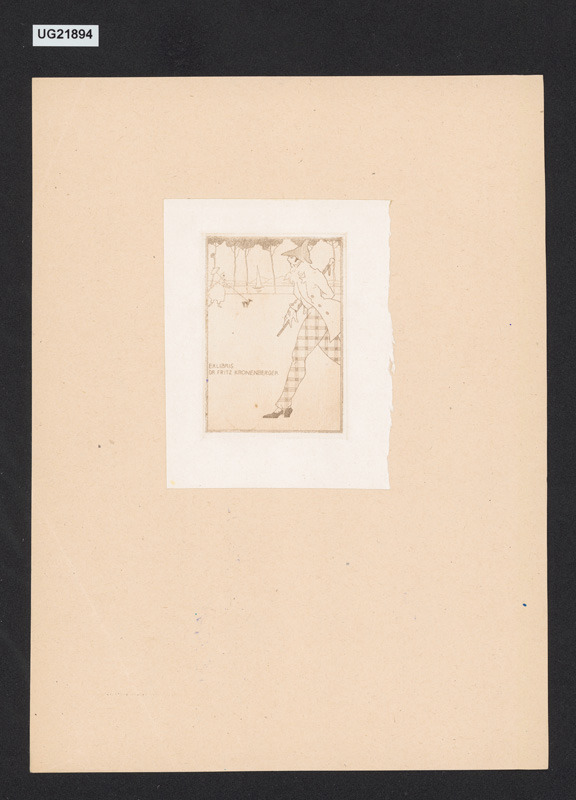 Exlibris Dr. Fritz Kronenberg