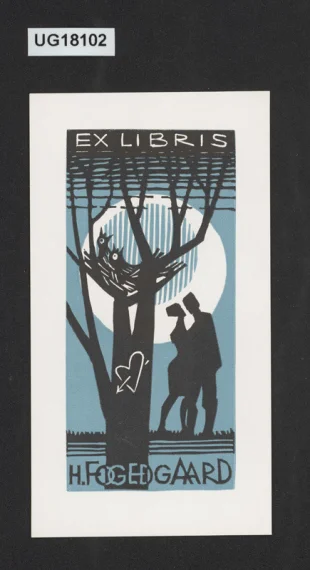 Ex libris H. Fogedgaard