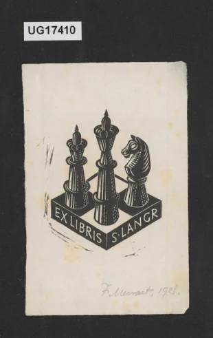 Exlibris S. Langr