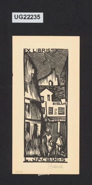 Ex libris L. Jacques