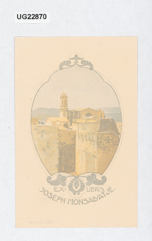 Ex-libris Joseph Monsalvatje