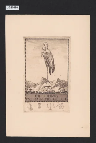 Ex libris Mojmír Helcelet