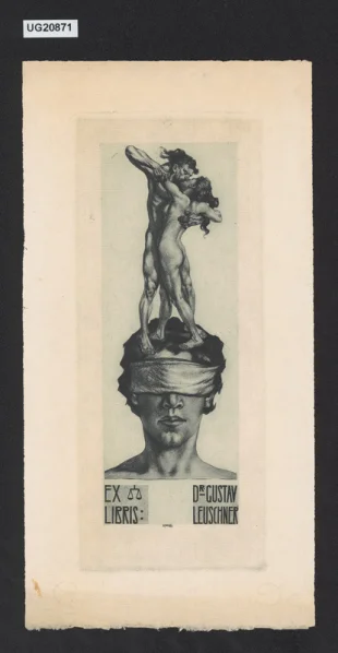 Ex libris Dr. Gustav Leuschner