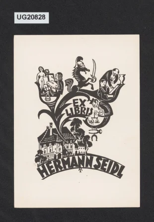 Ex libris Hermann Seidl