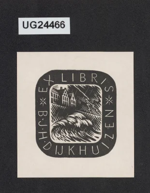 Ex libris B. J. H. Dijkhuizen