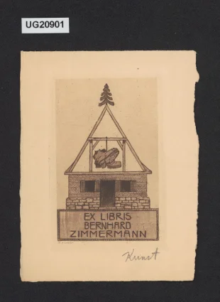 Ex libris Bernhard Zimmermann