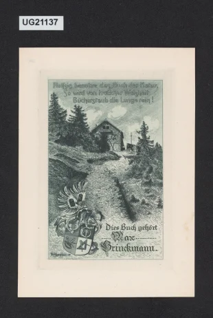 Dies Buch gehört Max Brinckmann