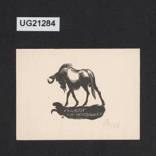 Exlibris L. A. Vercammen