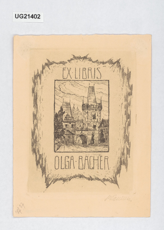 Ex libris Olga Bacher
