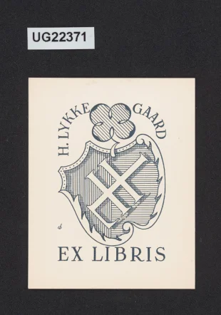 Ex libris H. Lykkegaard