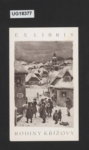 Exlibris rodiny Křížovy