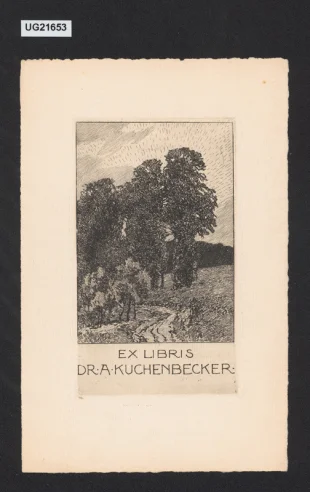 Ex libris Dr. A. Kuchenbecker