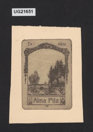Ex-libris Alma Pilz