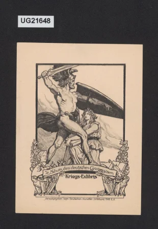 Kriegs - Exlibris (Deutsche Künstler Hilfsfund)