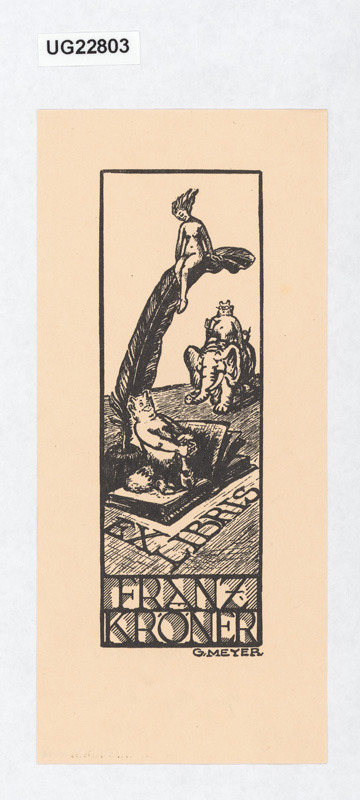 Ex libris Franz Kroner