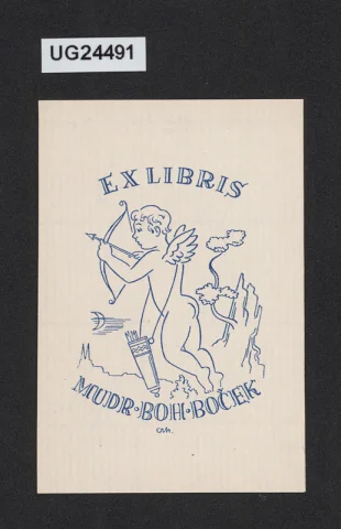 Ex libris MUDr. Boh. Boček