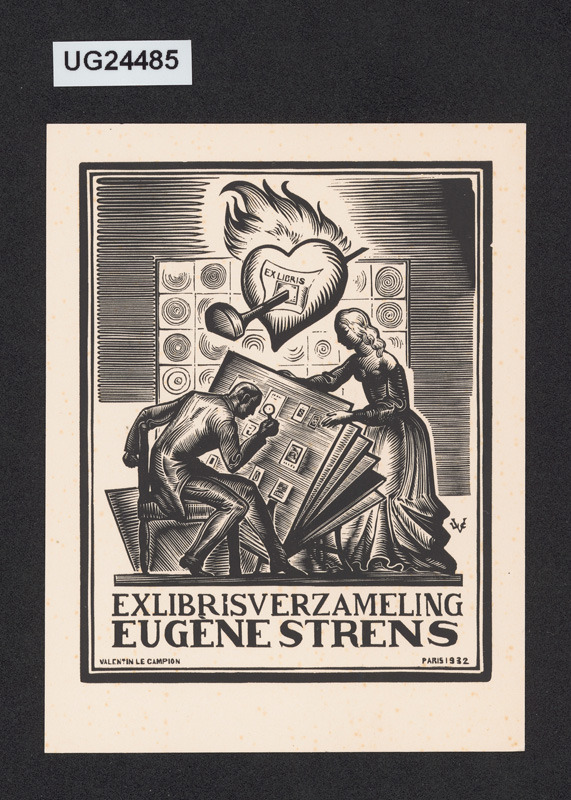 Exlibrisverzameling Eugéne Strens