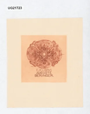Exlibris Auguste Beringer