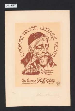 Ex libris R. Keon