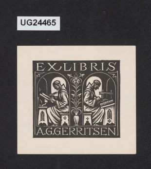 Ex libris A. G. Gerritsen