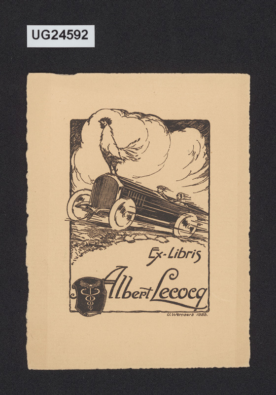 Ex-libris Albert Lecocq