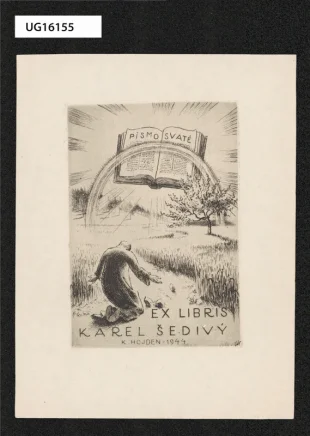 Ex libris Karel Šedivý