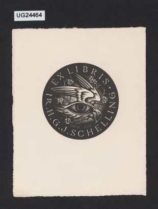 Ex libris J. H. G. J. Schelling
