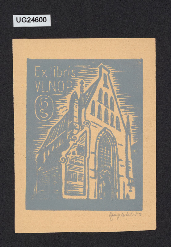 Ex libris Vl. Nop