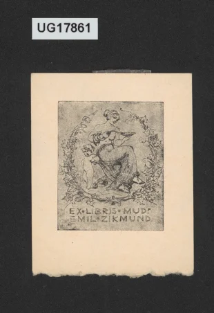 Ex libris MUDr Emil Zikmund