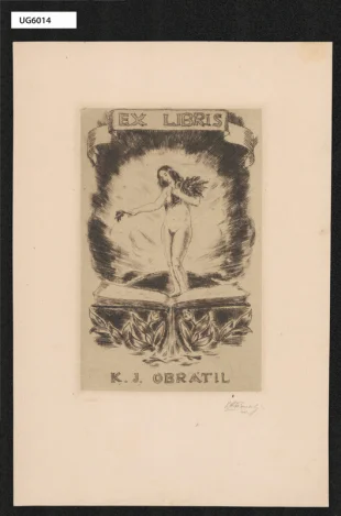 Ex libris K. J. Obrátil