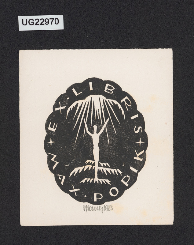 Ex libris Max Popik