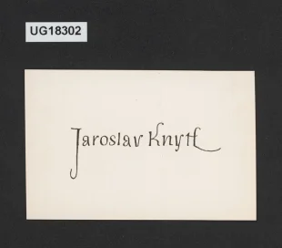 Jaroslav Knytl (navštívenka)