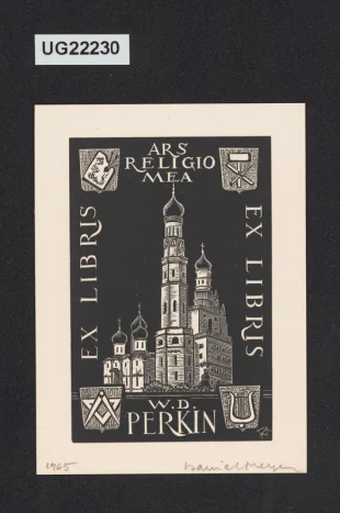 Ex libris W. D. Perkin