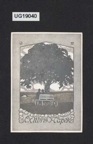 Ex libris J. Čapek