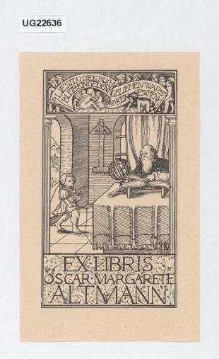 Ex libris Oscar-Margarete Altmann