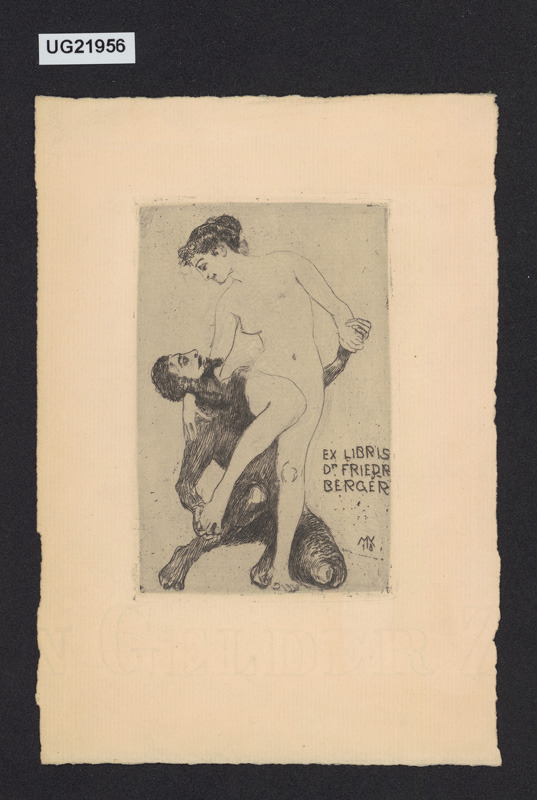 Exlibris Dr. Friedr. Berger