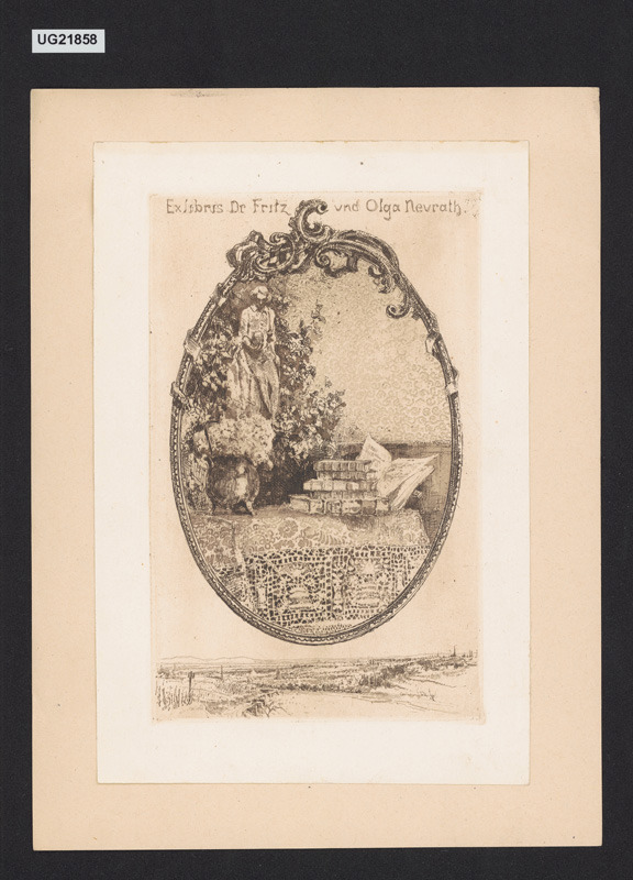 Exlibris Dr Fritz und Olga Neurath