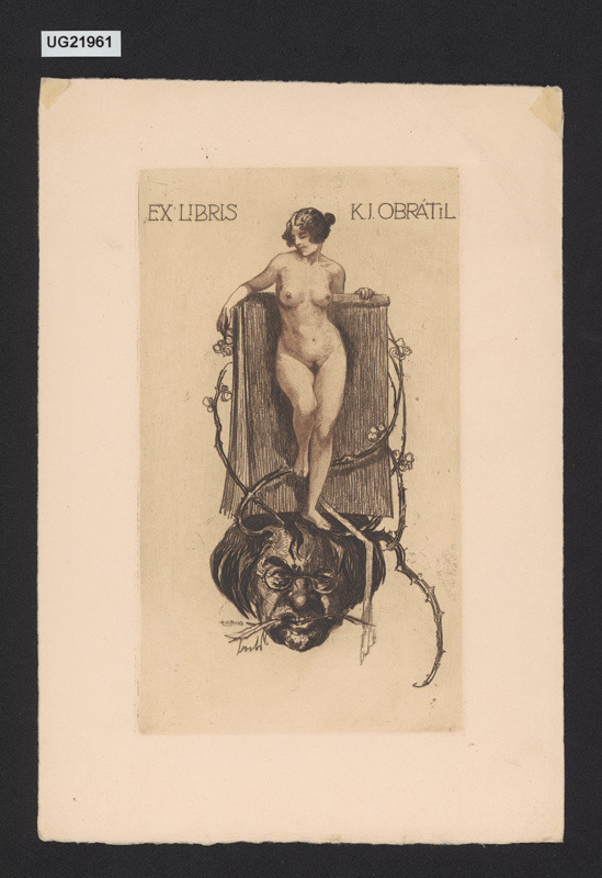 Exlibris K. J. Obrátil