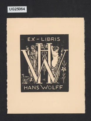 Ex libris Hans Wolf